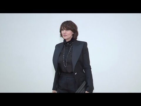 Monica Bellucci, Emmanuelle Seigner at Alexandre Vauthier Photocall