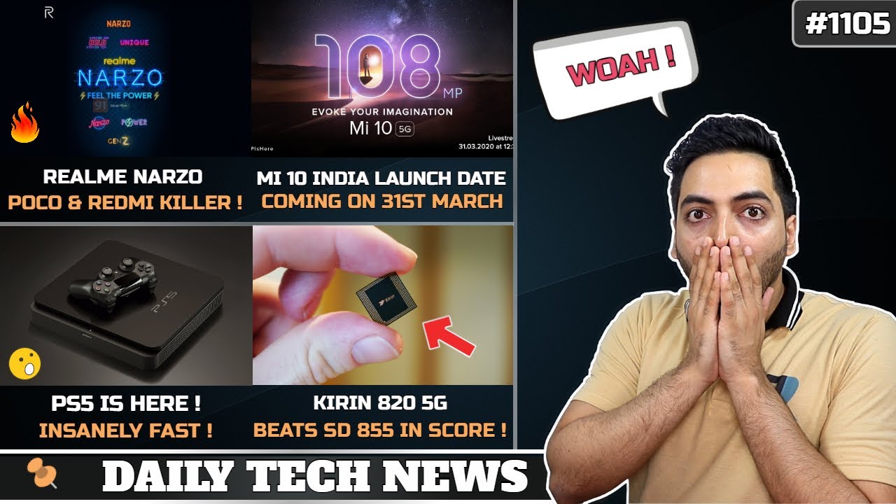 Realme Narzo(POCO & Redmi Killer),Black Shark 2 @20k Sale,Redmi K30 Pro 60Hz,PS5 With No Loading Tim