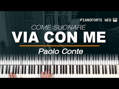 Come suonare Via Con Me -  Paolo Conte (Tutorial Pianoforte)