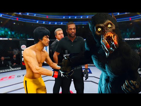 🐲 Bruce Lee  vs. Werewolf (EA Sports UFC 4)