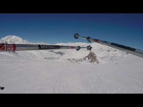 Val Disére longest run - Grand Motte down to Tignes
