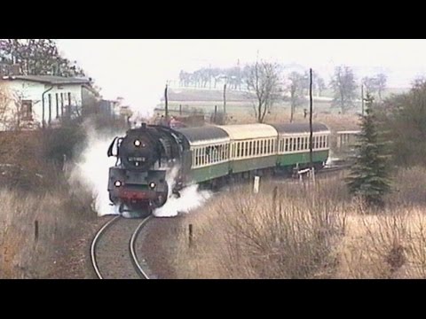 Dampflok  41 1185 - Anfahrt mit viel Rauch und lautem Auspuffschlag - Dampflok-Sound pur