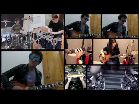 CHRIS BRIEN performing with SIMON PHILLIPS and GAVIN HARRISON