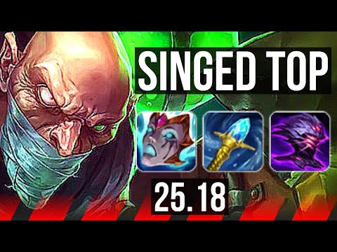 SINGED vs ORNN (TOP) | 51k DMG, 1200+ games | EUW Challenger | 25.18