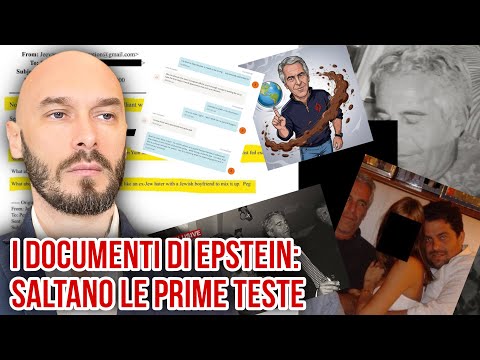 I DOCUMENTI DI EPSTEIN: SALTANO LE PRIME TESTE. 