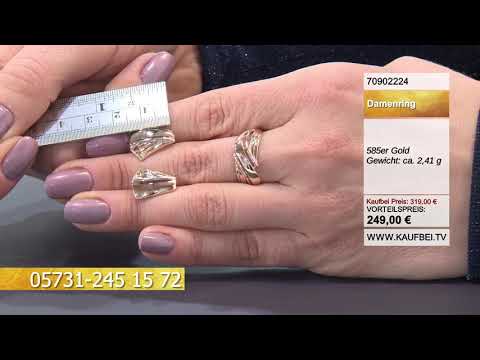 Schöner Damenring aus 585 Rotgold | Kaufbei Schmuck 70902224