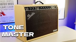 Video thumbnail for Fender Tone Master Deluxe Reverb Blonde Demo and Review! by Landon Bailey