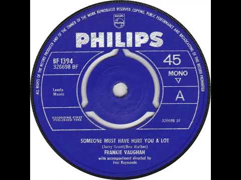 UK New Entry 1965 (59) Frankie Vaughan - Someone Must Have Hurt You A Lot