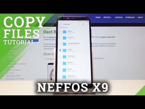 How to Transfer Photos to SD Card in NEFFOS X9 - Copy Files
