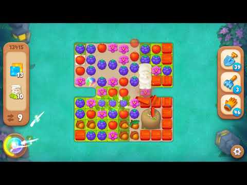 Gardenscapes level 13415 Gameplay #Bubunka
