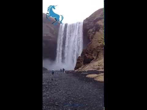 Водопад Скогафосс Исландия (Skogafoss wa
