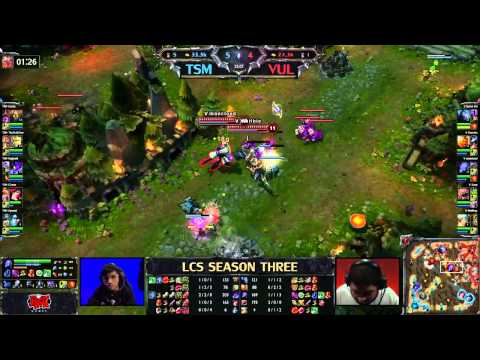 TSM vs Vulcun - LCS 2013 NA Spring W1D1 (English)
