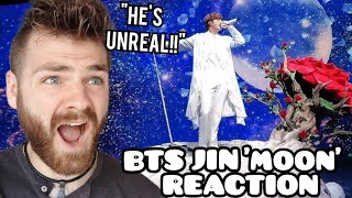 First Time Hearing BTS JIN &quot;Moon&quot; | Live | Reaction