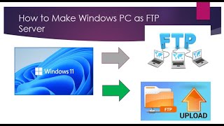 How to make windows PC as FTP Server || [TAMIL]