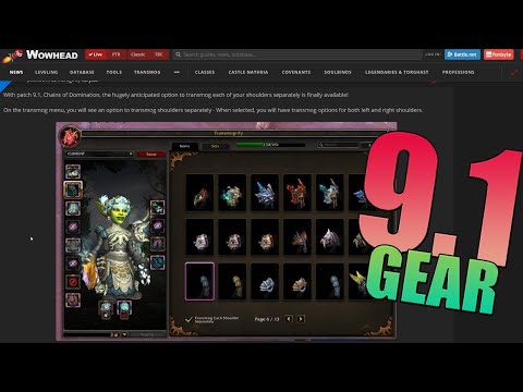 Shadowlands 9.1 NEW Weapons Models and TRANSMOG Options REVEALED