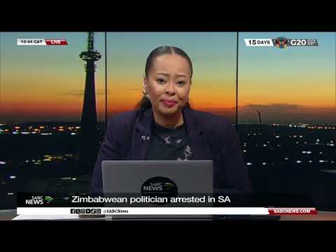 Zimbabwean Opposition Leader Job Sikhala Arrested in South Africa