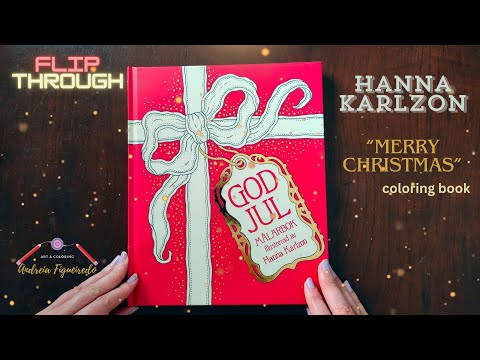 Flip Through - "God Jul" (Merry Christmas) - Hanna Karlzon