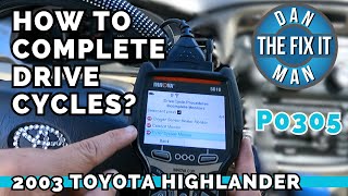 2003 Toyota Highlander P0305 Fixed! & How to know when you are ready for inspection? Innova 5610