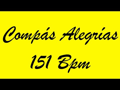 Compás Alegrías 151 Bpm - Bases Flamencos
