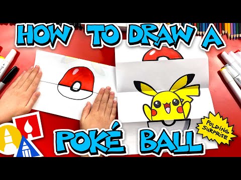 , title : 'How To Draw A Poké Ball Folding Surprise'