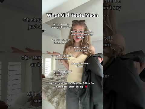 7 Things Girls Text and What They Really Mean