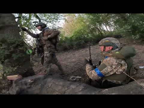 First Person Gopro Footage Foreign Legions Attack Russian Forces Alongside Ukrainian Forces