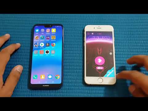 Huawei p20 lite ( nova 3e ) vs iphone 6 - Speed Test!