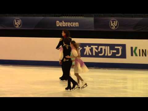 Angelique ABACHKINA / Louis THAURON practice SD JWC 2016 Debrecen