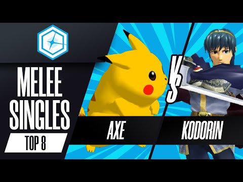 Axe (Pikachu) vs KoDoRiN (Marth) - Melee Singles Top 8 - Shine 2023