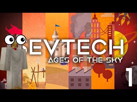 SevTech Ages Lets Play - Ep. 1 - WHY IS THIS SO HARD! (Playing Modded Minecraft For The First Time)