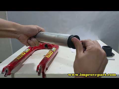 Demonstrate Rebuilding Cannondale Headshok with Improve Part's tools