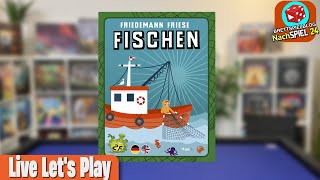 NachSPIEL 24 - Fischen • Ein Deckbau-Stichspiel - Live Let's Play