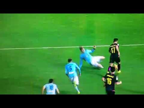 Expulsión a Fontás por doble Amarilla/ Celta vs Español / 01-03-2017
