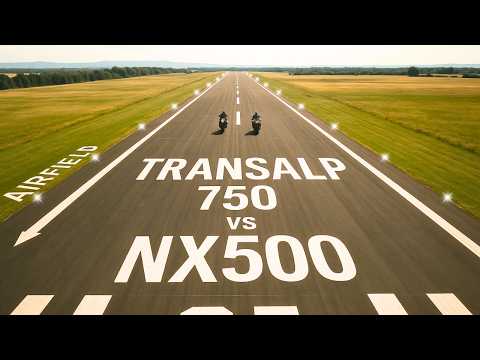 Thumbnail for Airfield Drag Race with Transalp 750 and NX500! by Honda Transalp