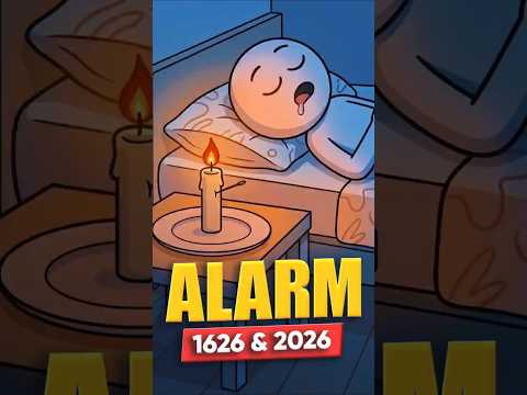 Alarm Clock in 1626 vs 2026 #shorts #alarm #history