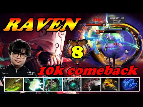 Raven Juggernaut super intense 10k comeback road to top 5 SEA | Giveaway | Dota 2 Pro Gameplay