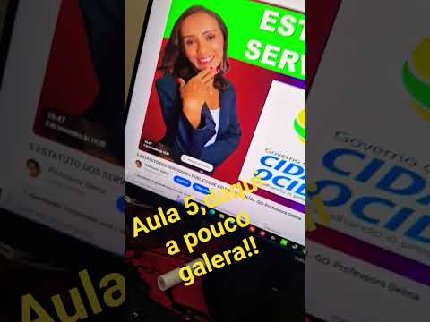 Estatuto dos servidores Cidade Ocidental!!@GOIANOLOGIA-Prof.ChagasSousa @arenapedagogica