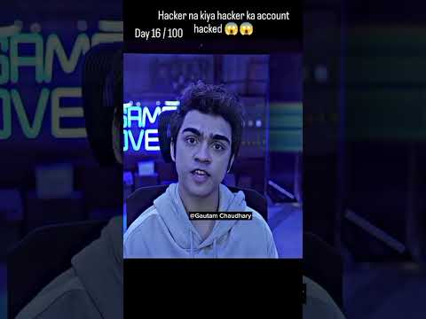😱 Hacker Ka Account Hacked 😱 | Day 16/100 | Shocking Twist |#shorts#viralvideo#cybercrime #memereels
