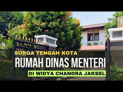 The Minister's Official Residence in Jakarta ‼️ Truly Beautiful in the Heart of the City