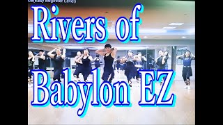 Video thumbnail of "Rivers Of Babylon EZ Line Dance(Easy Beginner Level)"