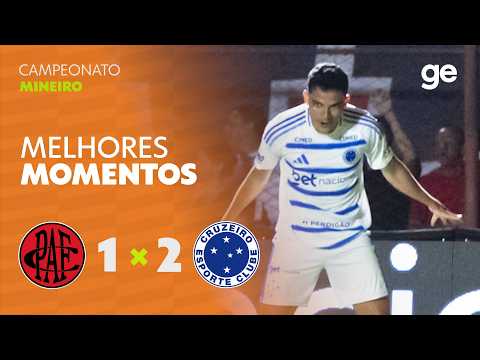 Gols e lances de Pouso Alegre x Cruzeiro