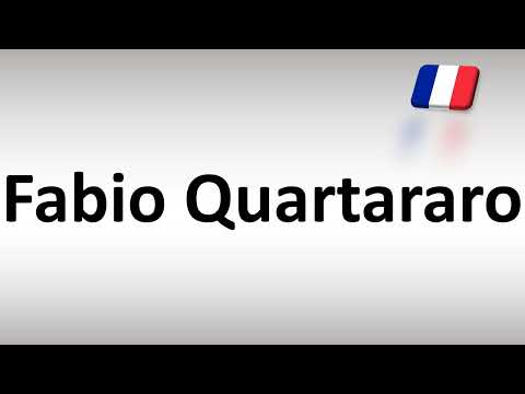 How to Pronounce Fabio Quartararo (French MotoGP Racing)