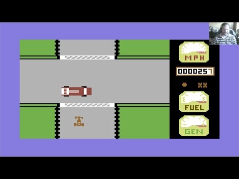 Lukozer Retro Game Review 303 - Motor Mania - Commodore 64