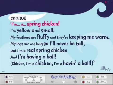 Spring Chicken Easter Assembly Song with Words on Screen™, Songs for EVERY Easter by Out of the Ark