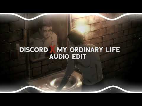 discord x my ordinary life - the living tombstone [edit audio]