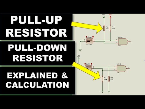 363 Pull Up / Pull Down Resistor Explained, How to Calculate Pull Up/ Pull Down Resistance