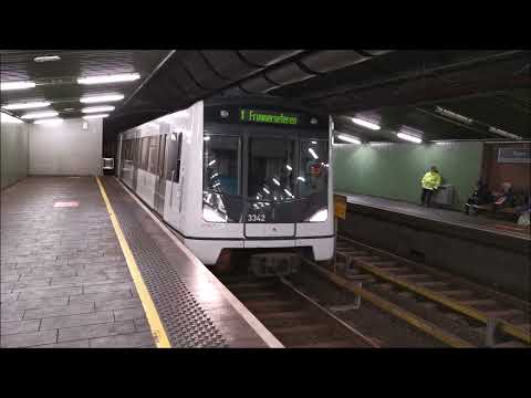 Oslo-Viken T-bane - Linje 1,2,2E,2R,3,3A,3E,4,X: Tøyen T-banestasjon 01-2023 [4K UHD]