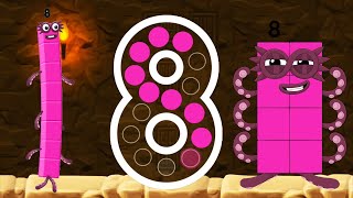 Numberblocks Numbers - Meet the Numbers with Numberblocks, Find Treasures - Educational Kids Games
