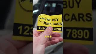 We buy junk cars meme original #shorts