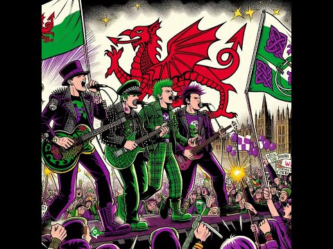 The Hex Pistols - Men of Harlech (Lyrics Video) (Collaboration with AI)
